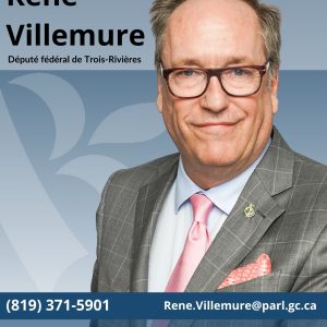 Un remerciement pour le soutien financier renouvelé de René Villemure.